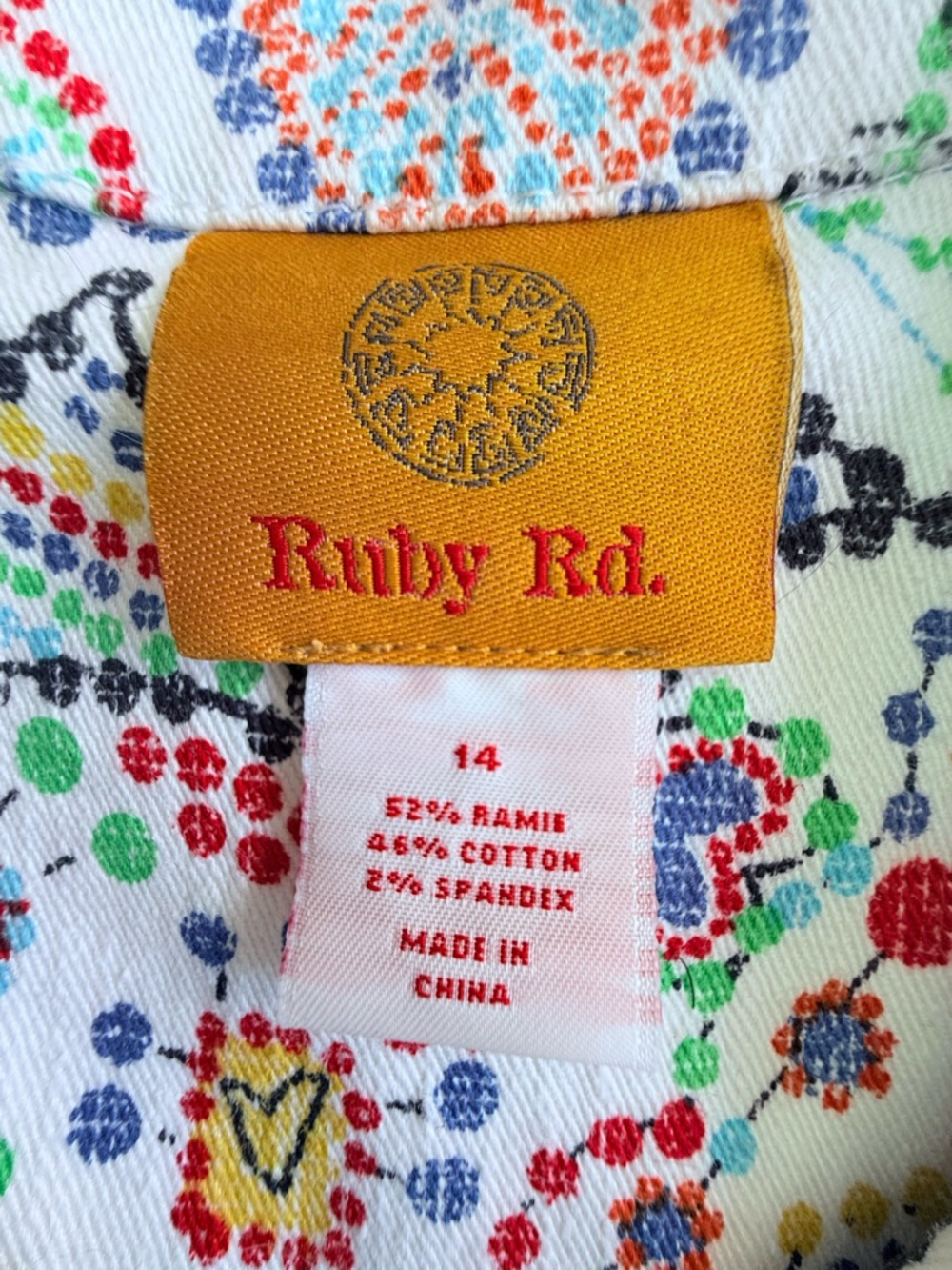 Ruby Rd. Multicolor  Button‑Front Shirt – Size - Picture 2 of 14